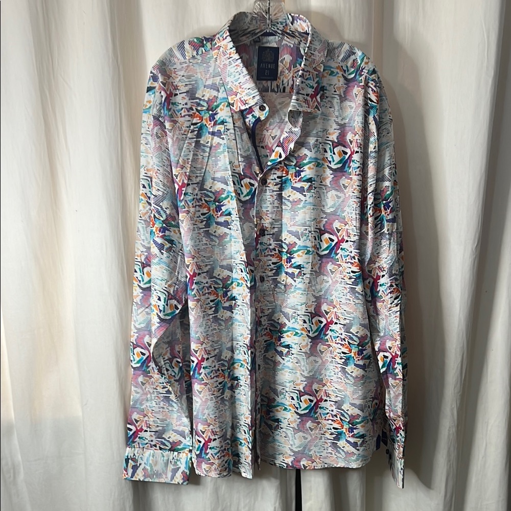 Avenue 21 Colorful Long Sleeve Shirt